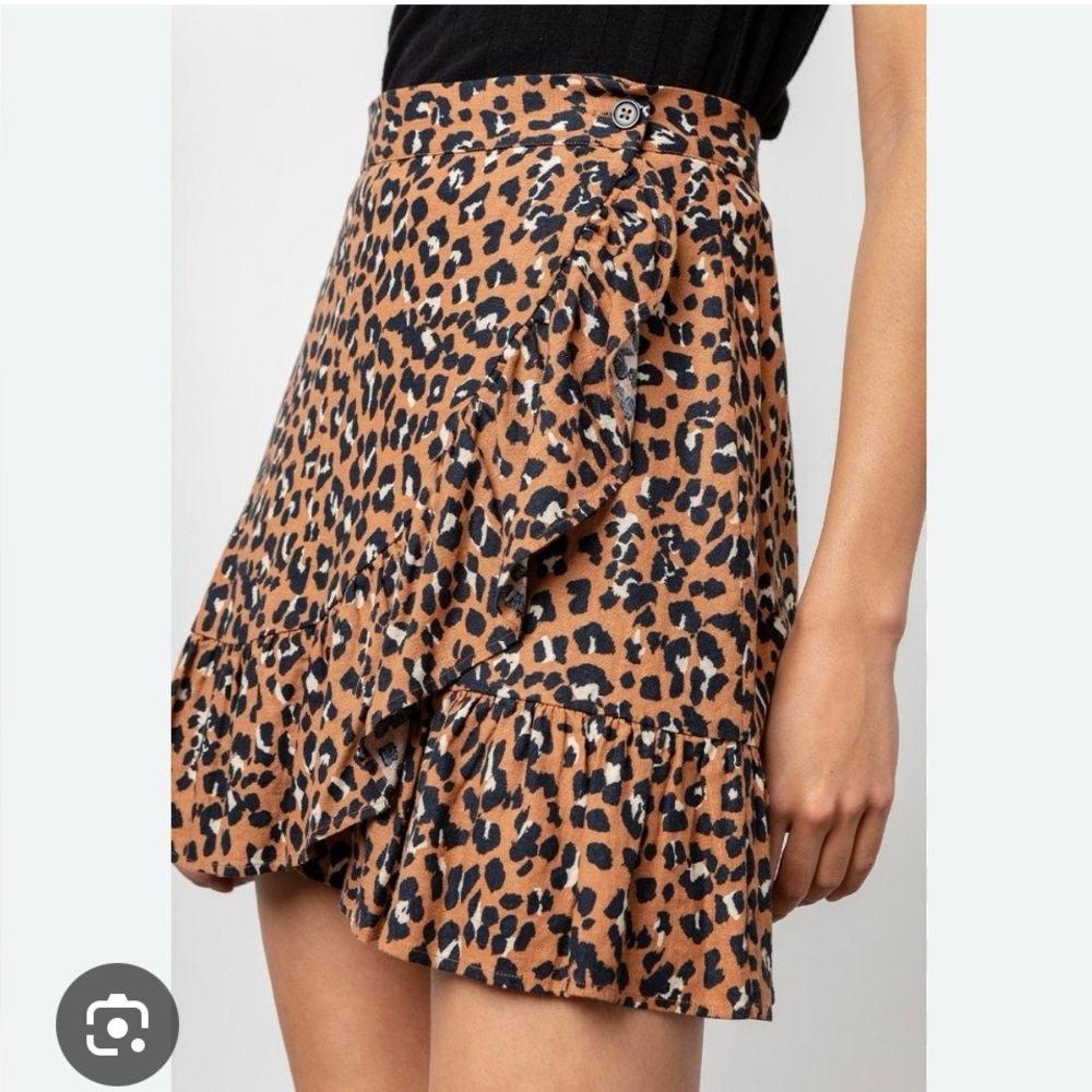 Rails Maci Golden Leopard Skirt- Size L